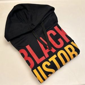 Men's Black History Hoodie Pullover Top